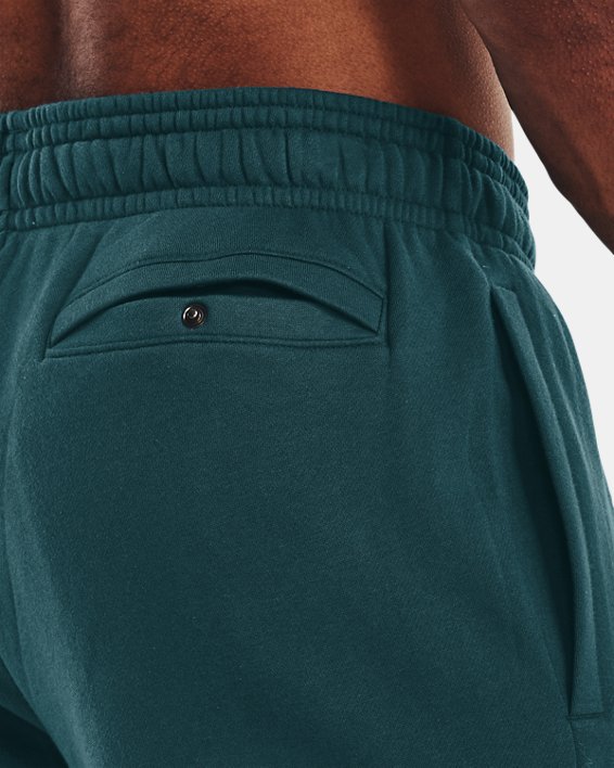 Men's UA Rival Fleece Pants, Green, pdpMainDesktop image number 3